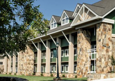 Completed Classroom Building Exterior